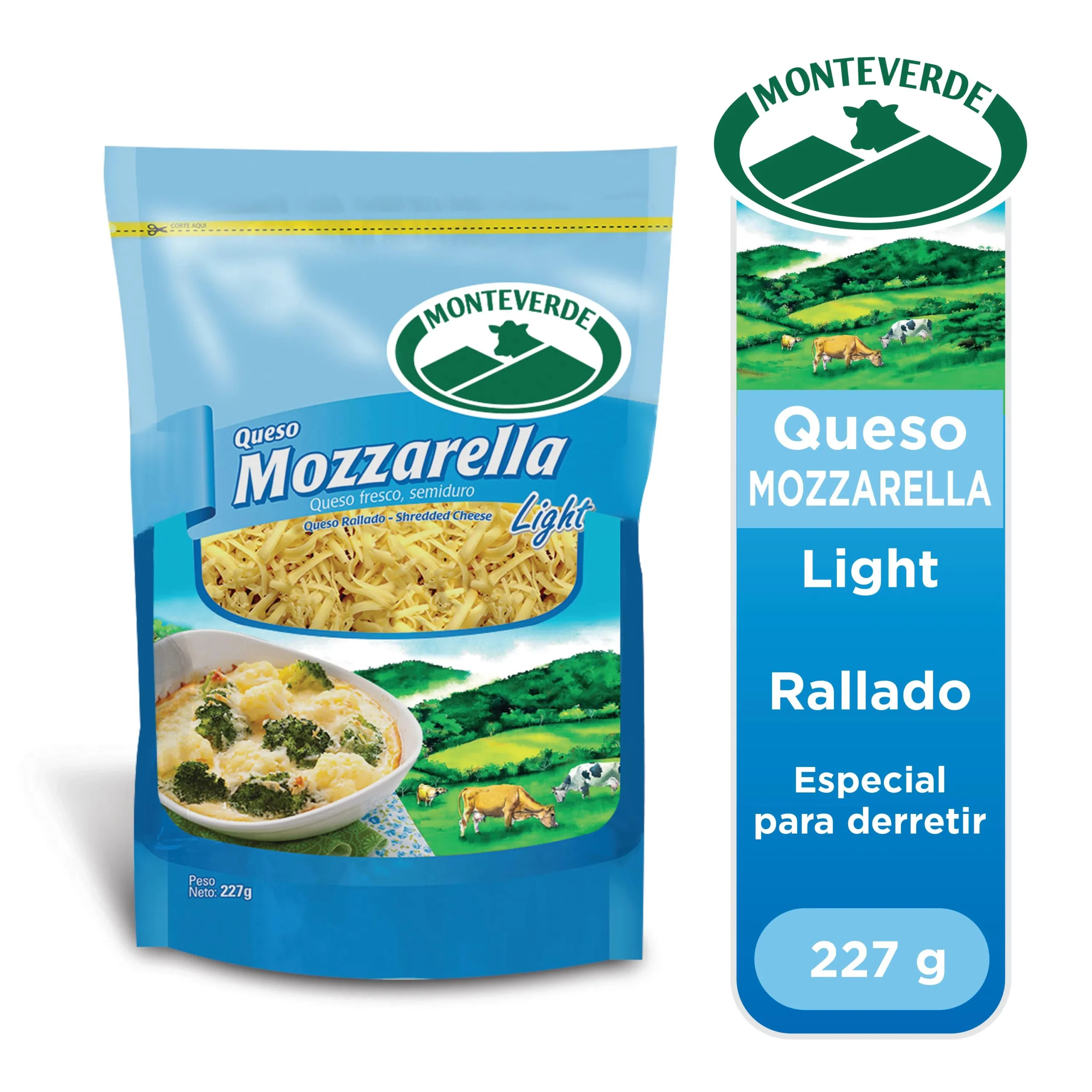queso mozzarella light - Cuántas calorías tiene el queso mozzarella light