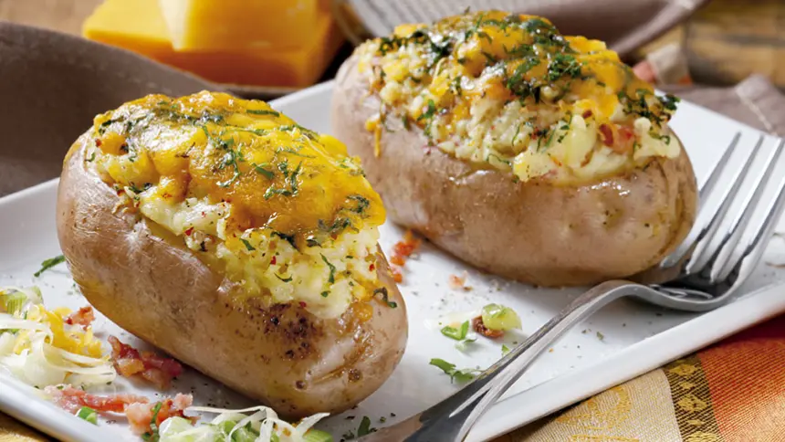 papa rellenas de queso - Cuántas calorías tiene una papa rellena