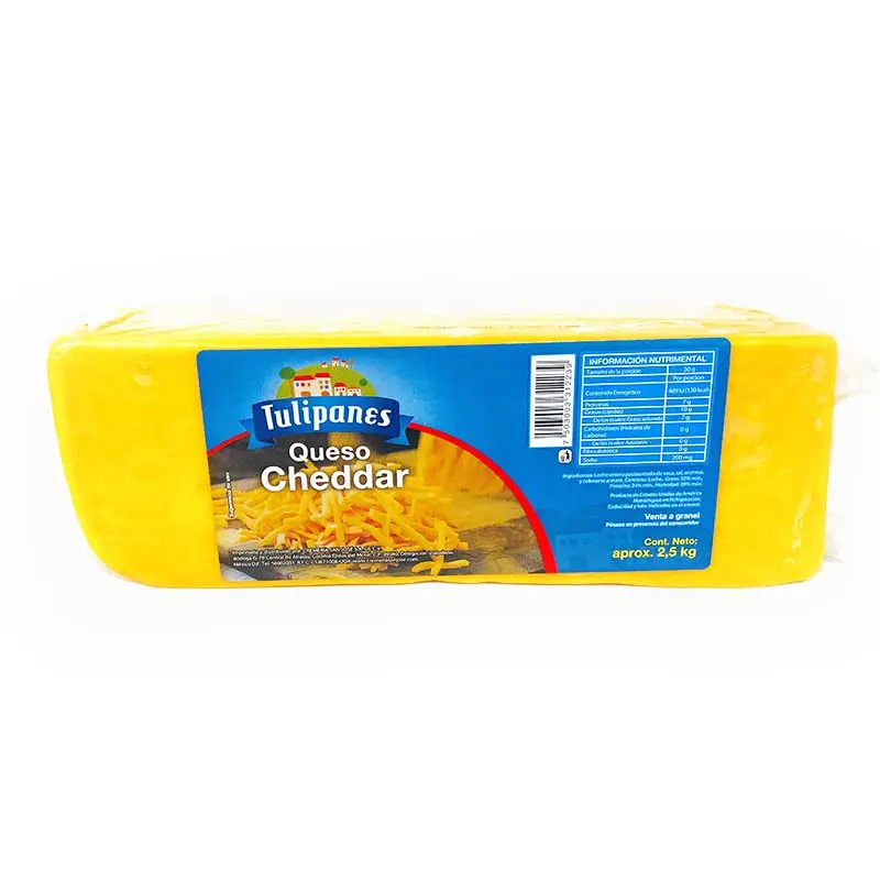 barra de queso cheddar - Cuánto pesa una barra de queso cheddar