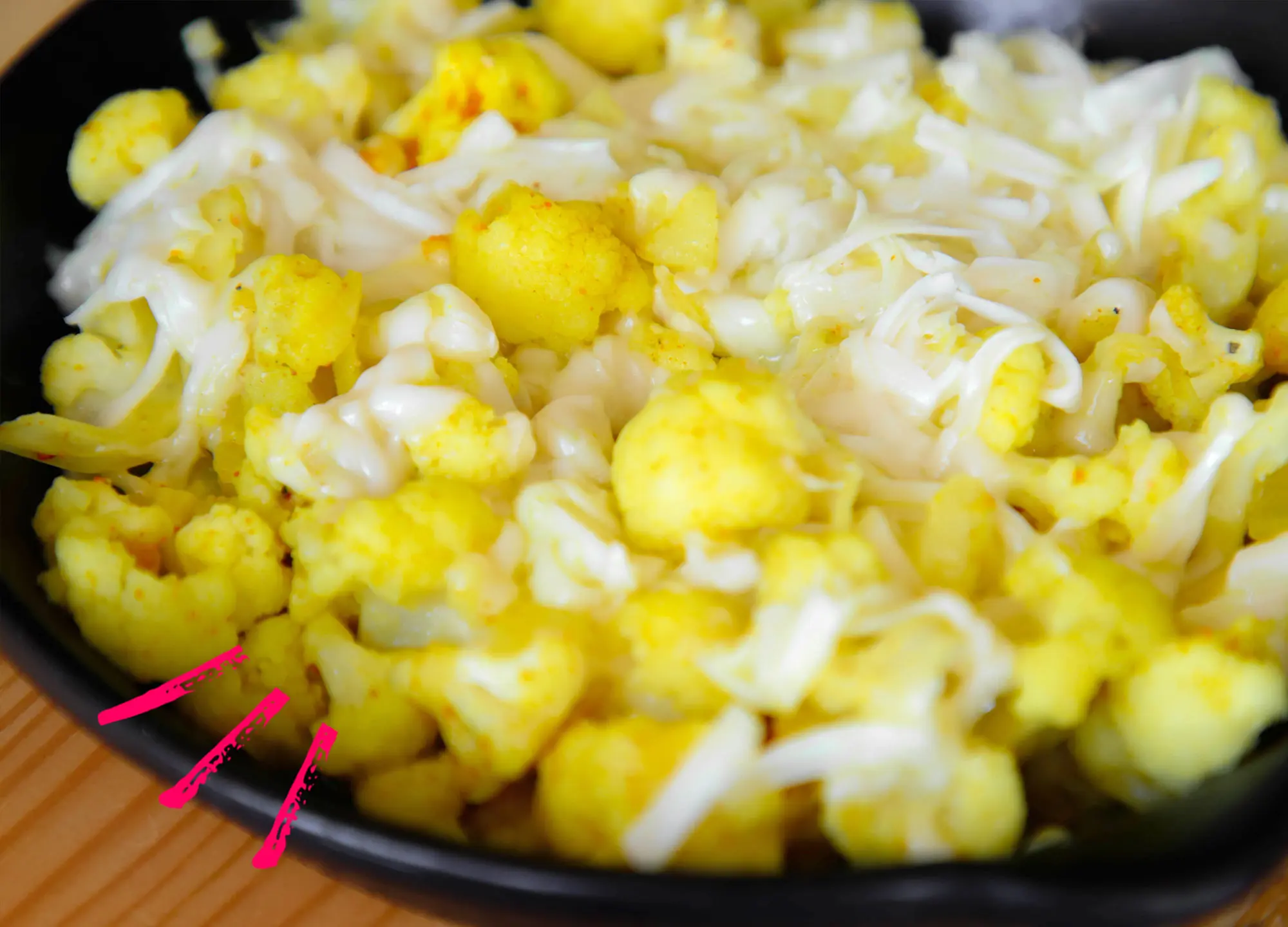 coliflor con huevo y queso - Cuánto pesa una coliflor grande