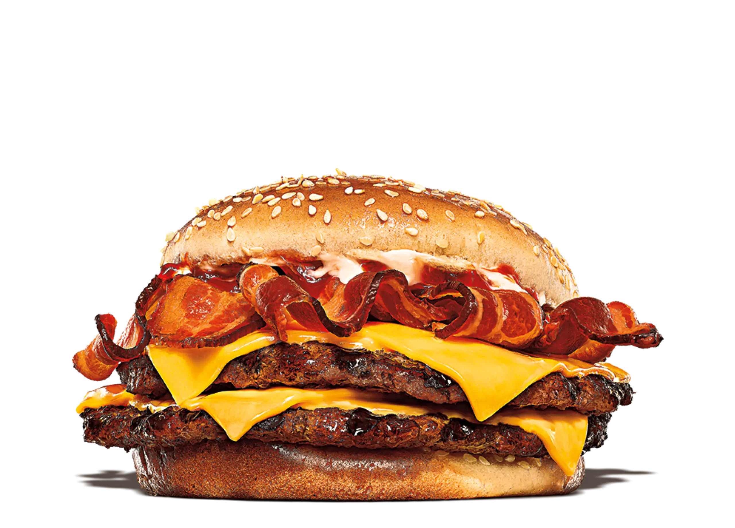 Hamburguesa Con Queso Y Bacon Burger King Irresistible Sabor Queso Destrabilla