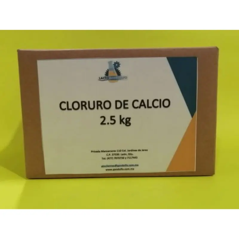 cloruro cálcico queso es malo - Qué productos contienen cloruro de calcio