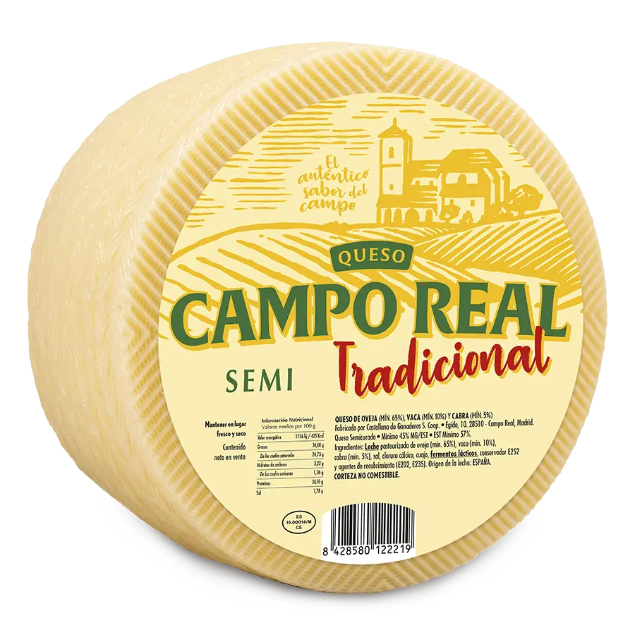 queso campo real - Qué tipo de queso es el queso de campo