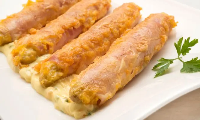 esparragos rebozados con jamon y queso - Qué verdura se puede sustituir por espárragos